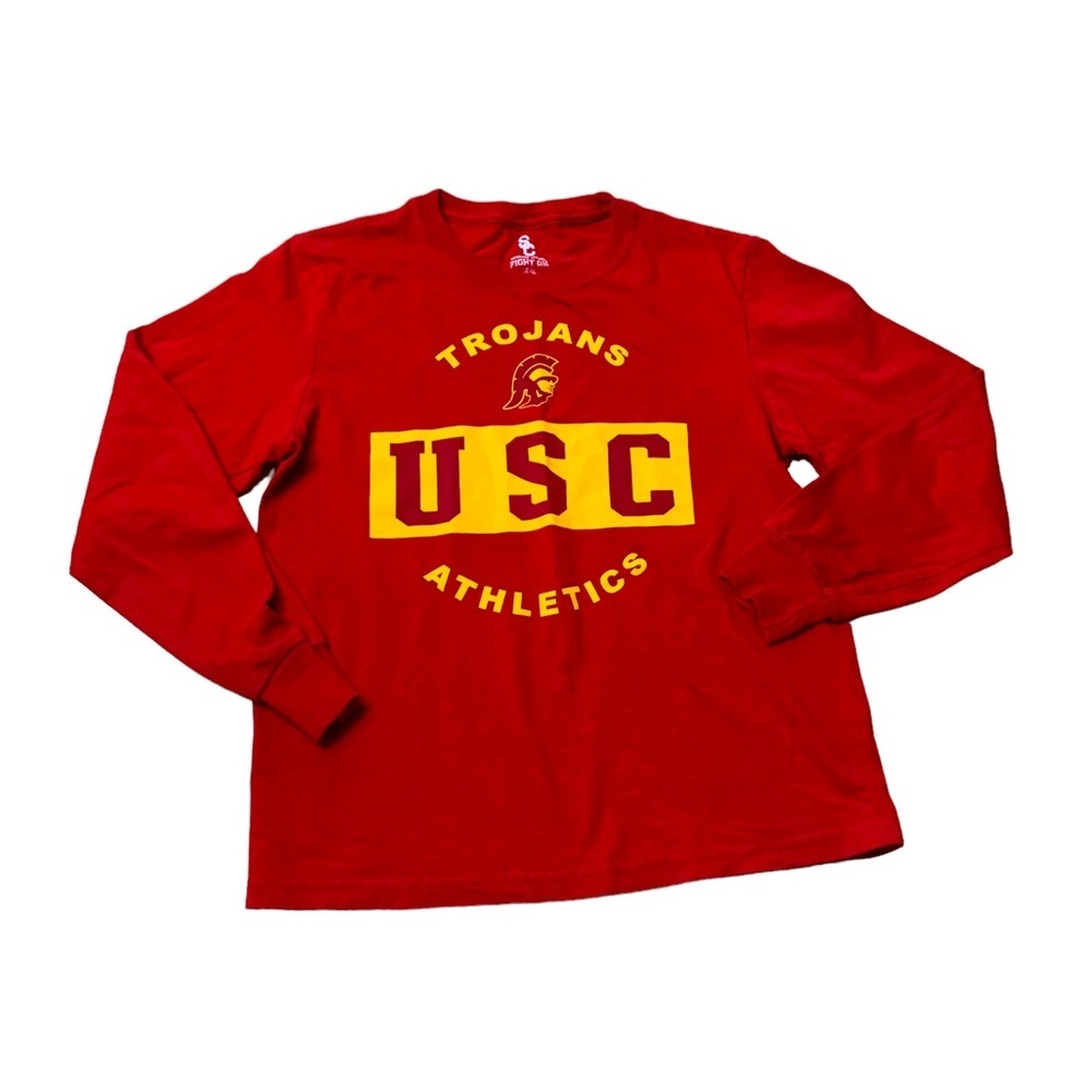 USC | University of Southern California Trojan USC Fight On Shirt Boys Size M